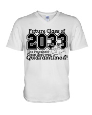 PRESCHOOL FUTURE CLASS OF 2033 V-Neck T-Shirt tile