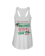 1st Grade Teacher Ladies Flowy Tank tile