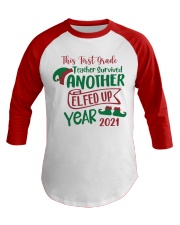 1st Grade Teacher Baseball Tee tile