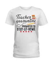 TEACHERS STAY AT HOME Ladies T-Shirt thumbnail