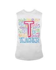 TEACHER TYPOGRAPHIC Sleeveless Tee thumbnail