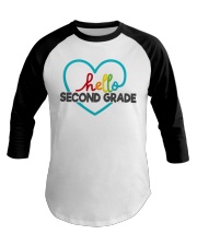 HELLO 2ND GRADE Baseball Tee tile