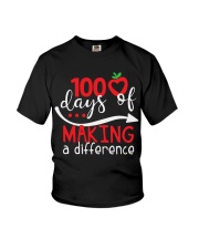 100 DAYS MAKING DIFFERENCE Youth T-Shirt thumbnail
