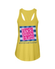 4TH GRADE TEACHER Ladies Flowy Tank tile