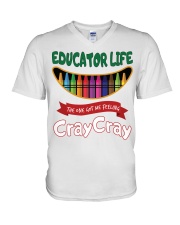 EDUCATOR V-Neck T-Shirt tile