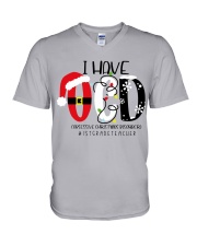 1ST GRADE TEACHER V-Neck T-Shirt tile