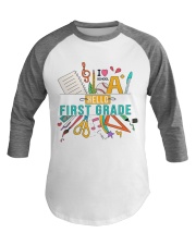 HELLO 1ST GRADE Baseball Tee tile