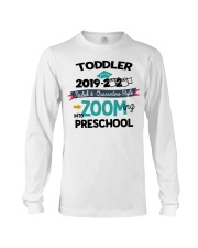 TODDLER ZOOMING INTO PRESCHOOL Long Sleeve Tee tile