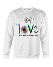 LOVE SCHOOL PSYCHOLOGIST LIFE Crewneck Sweatshirt thumbnail