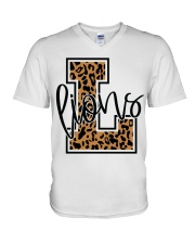 LION V-Neck T-Shirt tile