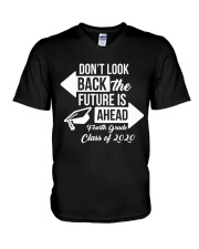 4TH GRADE V-Neck T-Shirt tile