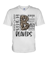 BEAVER V-Neck T-Shirt tile