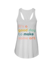 GOOD DAY TO MAKE SOME ART Ladies Flowy Tank tile