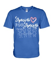SPECIAL HEAR FOR SPECIAL KIDS V-Neck T-Shirt tile