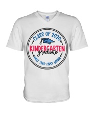 KINDERGARTEN 2020 V-Neck T-Shirt thumbnail