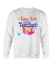 LIVING LIKE PRE-K TEACHER Crewneck Sweatshirt thumbnail