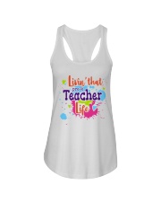 LIVING LIKE PRE-K TEACHER Ladies Flowy Tank thumbnail