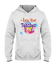 LIVING LIKE PRE-K TEACHER Hooded Sweatshirt thumbnail