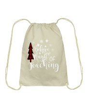 BELIEVE IN THE MAGIC OF TEACHING Drawstring Bag tile