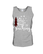 BELIEVE IN THE MAGIC OF TEACHING Unisex Tank tile