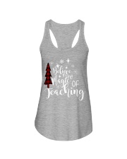 BELIEVE IN THE MAGIC OF TEACHING Ladies Flowy Tank tile