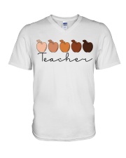 Proud Teacher V-Neck T-Shirt tile