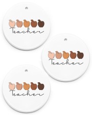 Proud Teacher Circle Ornament (Porcelain) tile