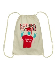 RED - NOTHING CAN STOP ME Drawstring Bag tile