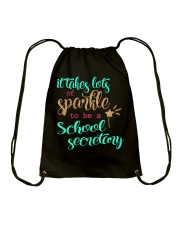 SCHOOL SECRETARY SPARKLE Drawstring Bag thumbnail