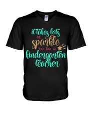 KINDERGARTEN TEACHER V-Neck T-Shirt thumbnail