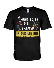 PROMOTED TO 11TH V-Neck T-Shirt tile