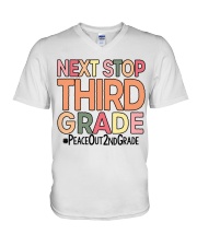 3RD GRADE V-Neck T-Shirt tile