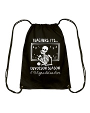 4TH GRADE TEACHER Drawstring Bag tile