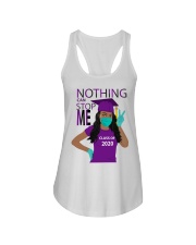 PURPLE - NOTHING CAN STOP ME Ladies Flowy Tank tile