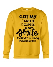 1st Grade Teacher Crewneck Sweatshirt tile