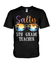 5TH GRADE TEACHER V-Neck T-Shirt tile