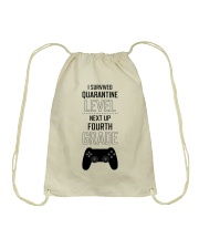 4TH GRADE Drawstring Bag tile