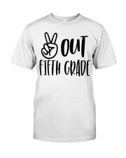 PEACE OUT 5TH GRADE Classic T-Shirt tile
