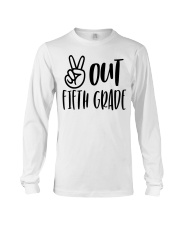 PEACE OUT 5TH GRADE Long Sleeve Tee tile