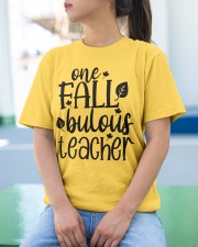 ONE FALLBULOUS TEACHER Classic T-Shirt apparel-classic-tshirt-lifestyle-front-213