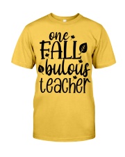 ONE FALLBULOUS TEACHER Classic T-Shirt front