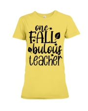 ONE FALLBULOUS TEACHER Premium Fit Ladies Tee tile