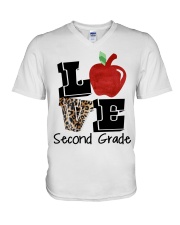 LOVE 2ND GRADE V-Neck T-Shirt thumbnail