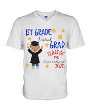 1ST GRADE BOY V-Neck T-Shirt tile
