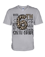 6TH GRADE V-Neck T-Shirt tile