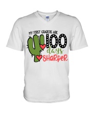 1ST GRADER SHARPER V-Neck T-Shirt thumbnail