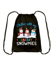 LIBRARY SNOWMIES Drawstring Bag thumbnail
