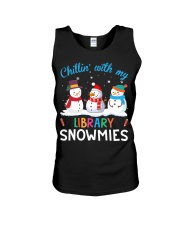 LIBRARY SNOWMIES Unisex Tank thumbnail