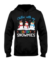 LIBRARY SNOWMIES Hooded Sweatshirt thumbnail