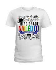 3RD GRADE NAILED IT Ladies T-Shirt tile